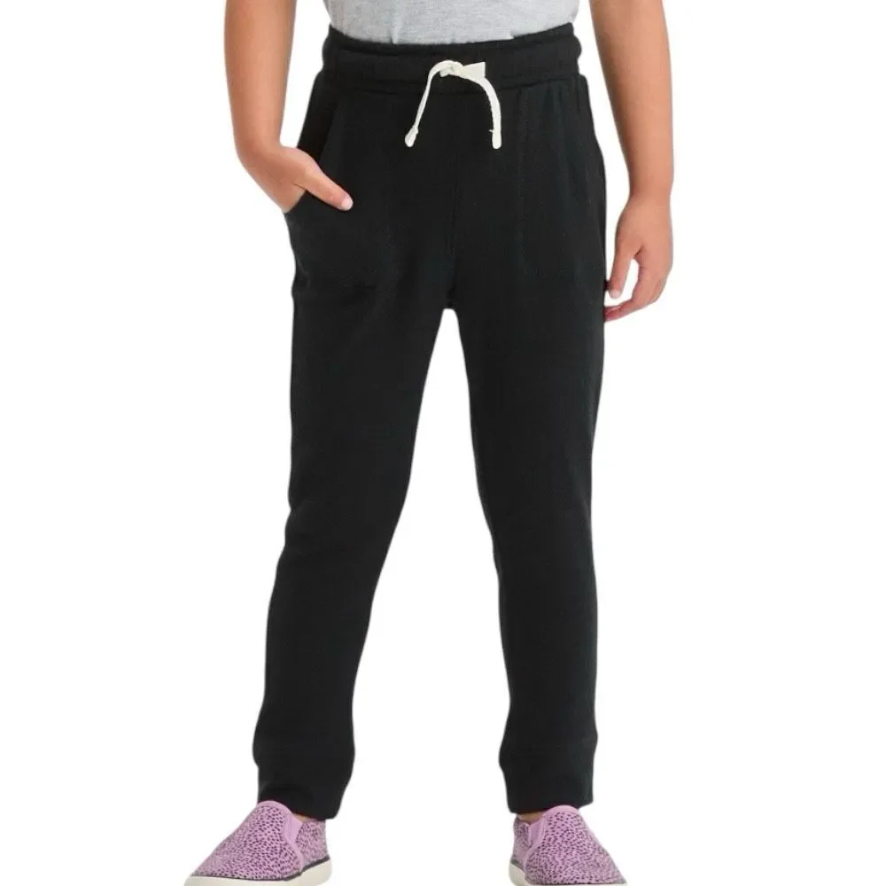 NEW Cat & Jack Toddler Solid Relaxed Fit Black Jogger Pants 3T